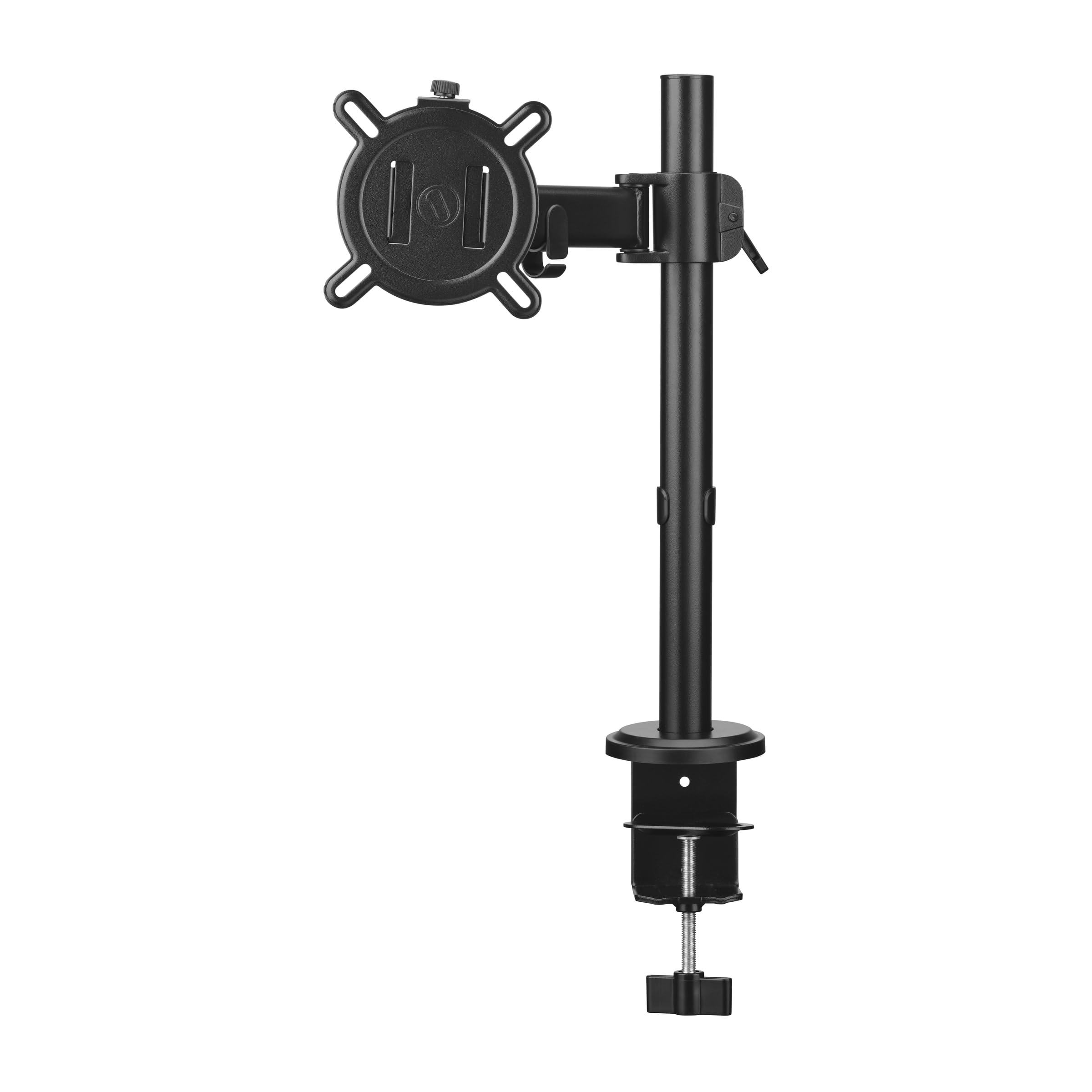Bras de Moniteur Universel One for All - 13 à 32 Pouces - VESA 75/100 mm - Réglage de la Hauteur - Inclinaison (90°), Pivotement (180°) et Rotation (360°) - 8 kg par écran - Noir (DM2110)