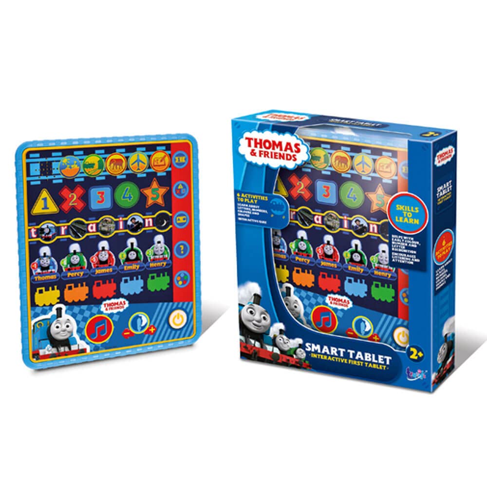 Thomas & Friends TT02 Thomas & Friends Smart Tablet Toy for Kids-Helps Child Development, Listening and Attention Skills-Features 6 Fun Interactive Learning Activities, 2+ Years, Light Beige