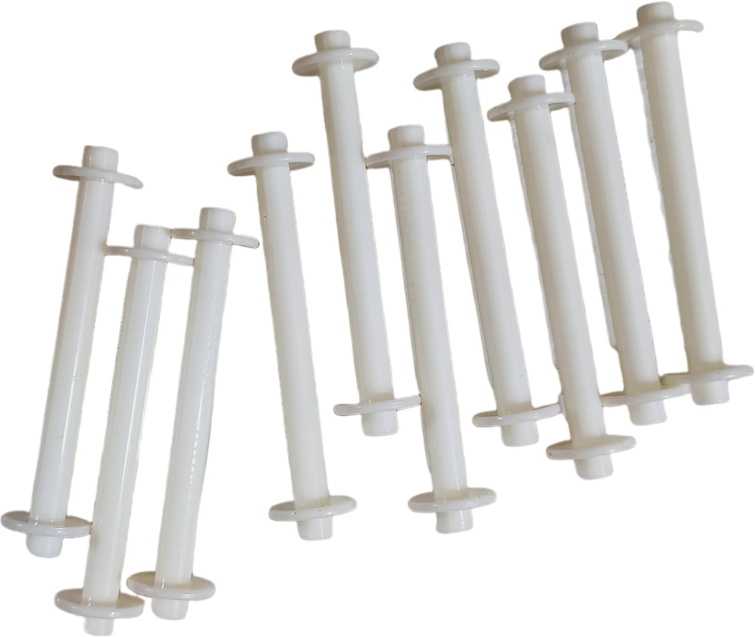 10 Pcs 4.5 Inch Shuttle Core Styrene Bobbins, Boat Shaped Wooden Shuttle Core, Winding Tool, Weaving Machine Accessories