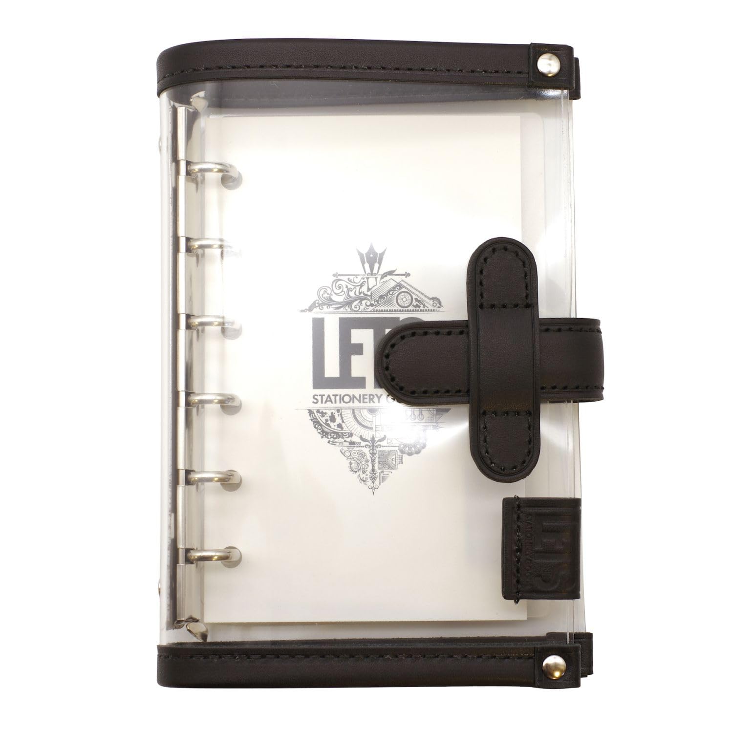 Amazon.co.jp: LETS STATIONERY GOODS クリア システム手帳 ミニ6 