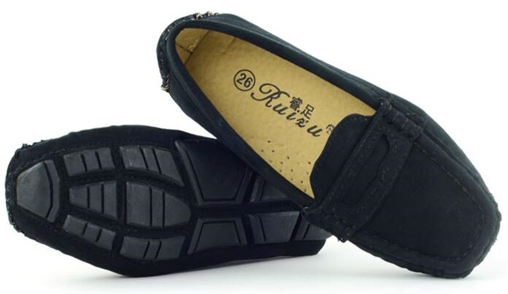 PPXID Chaussure Fille Garçon Classique Suède Flâneurs Confort Mocassins