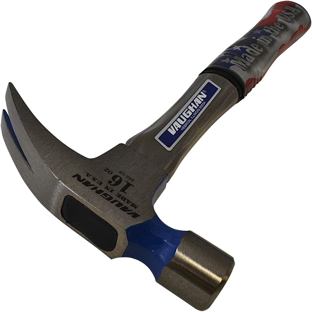 Vaughan 124-10 FS99 Straight Claw Fiberglass Hammer, 16-Ounce