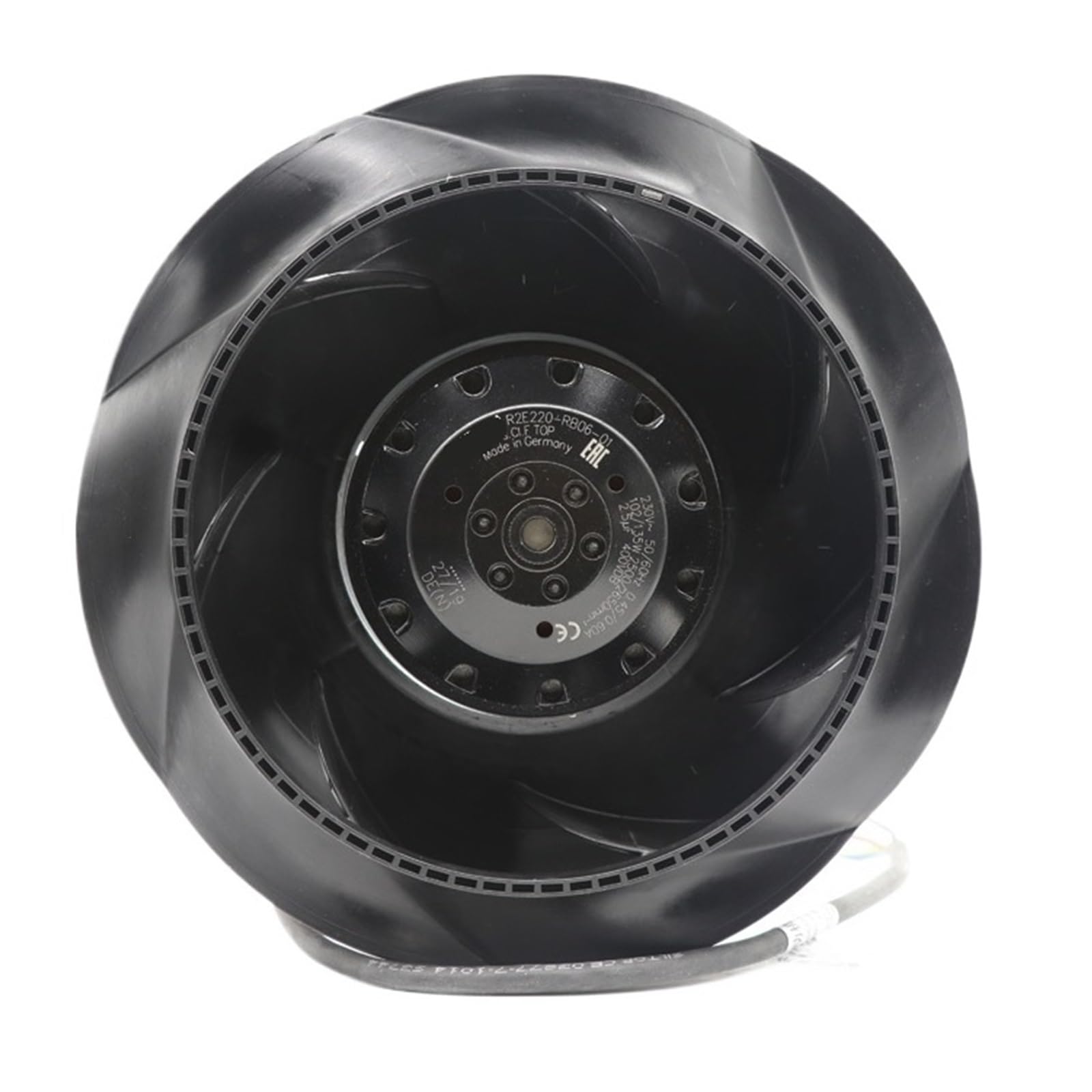 EGTDSFGJA R2E220-RB06-01 0.45A 220mm 102W 230V AC IP44 2500RPM Cooling Fan