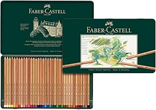 Faber-Castell Pitt Pastel Pencil, Metal Box of 36
