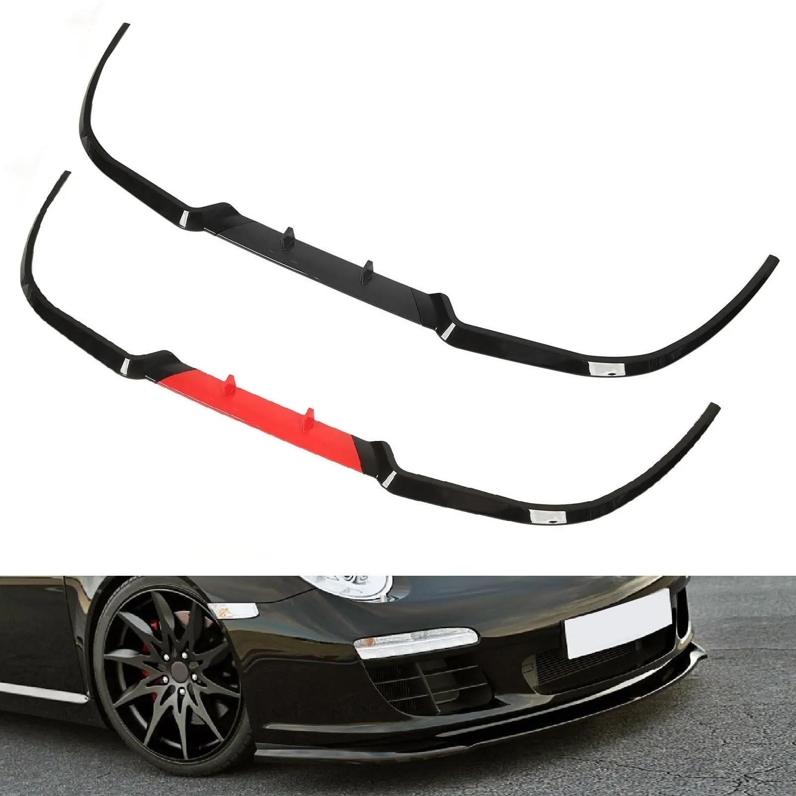 Uniwersalny spoiler Do Seat Leon | 114cm Przedni Dokładka przedniego zderzaka