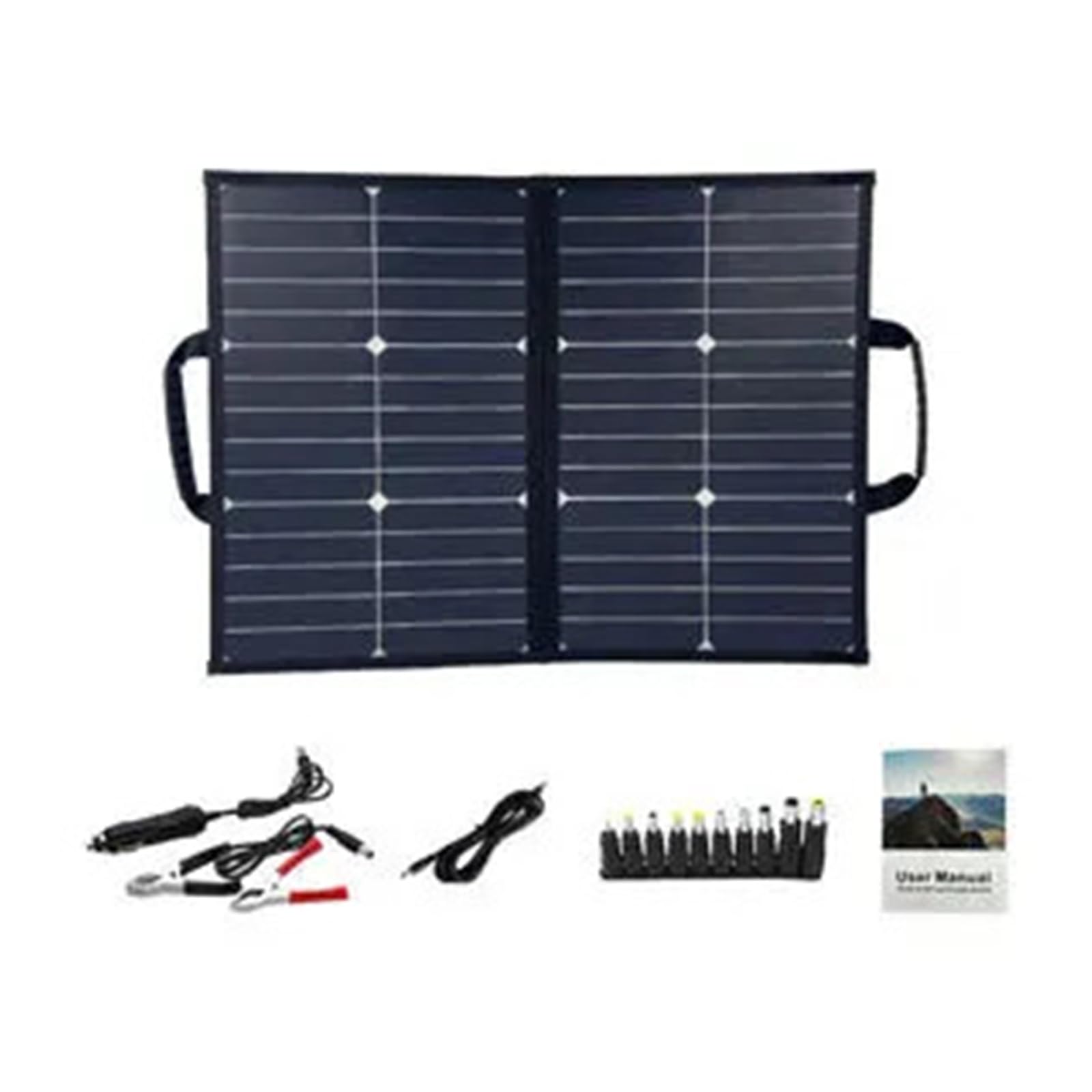 Panneau solaire portable 1000W avec sortie 18V CC pour autonomie en camping