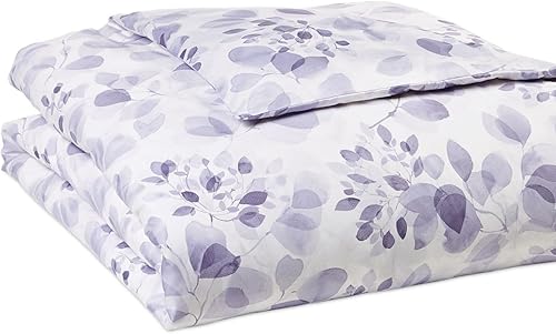 Diseñador impreso ropa de cama funda de edredón tamaño matrimonialqueen color púrpura