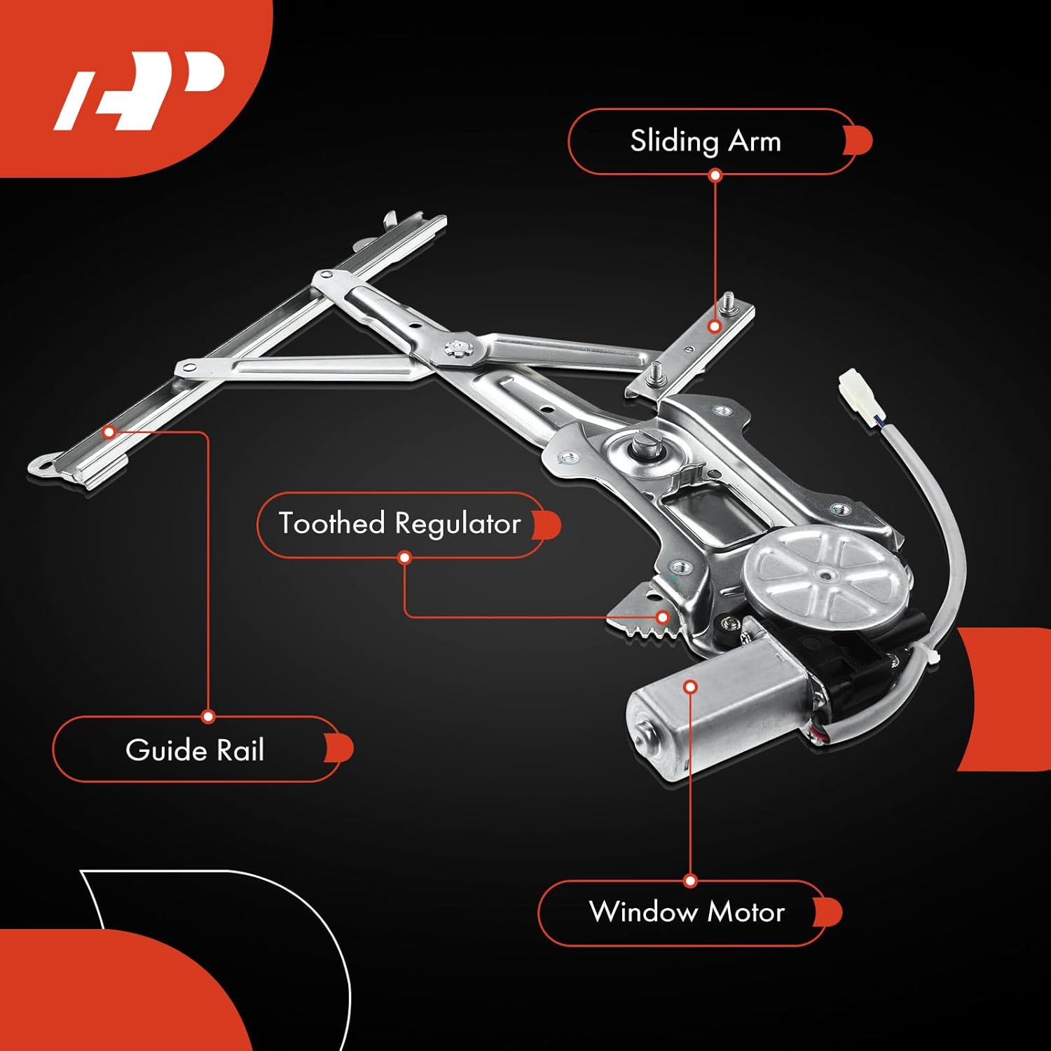A-Premium Power Window Regulator with Motor Compatible with Subaru Outback 2001-2004 Legacy 2000-2004 Baja 2003-2006 Rear Passenger Side