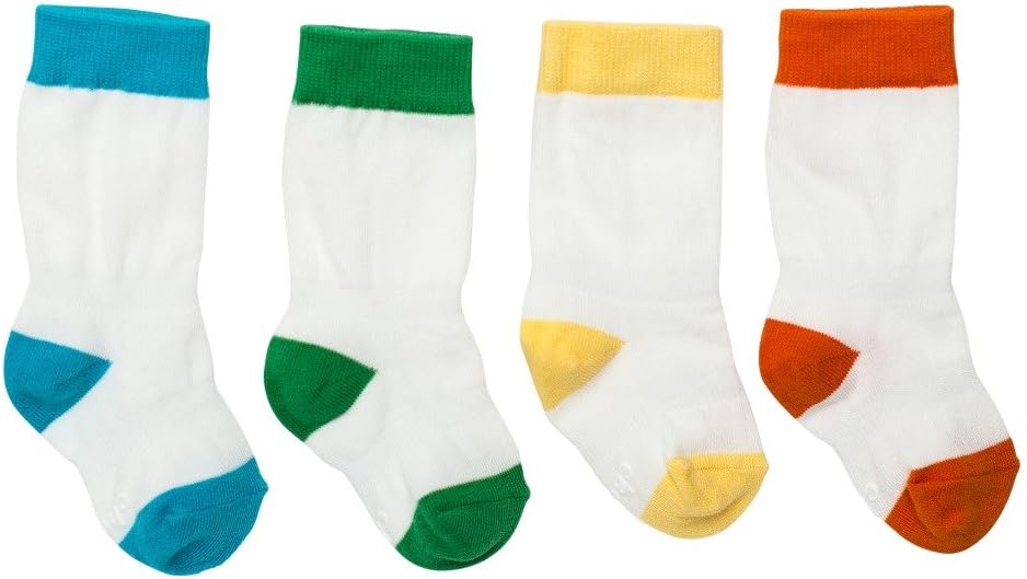 Cheski Baby Knee Socks stay put on baby's kicking legs 0-6 months