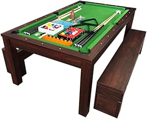 Simba 7 Ft Pool Table 7FT Green Billiard Indoor with coverage plan and ...