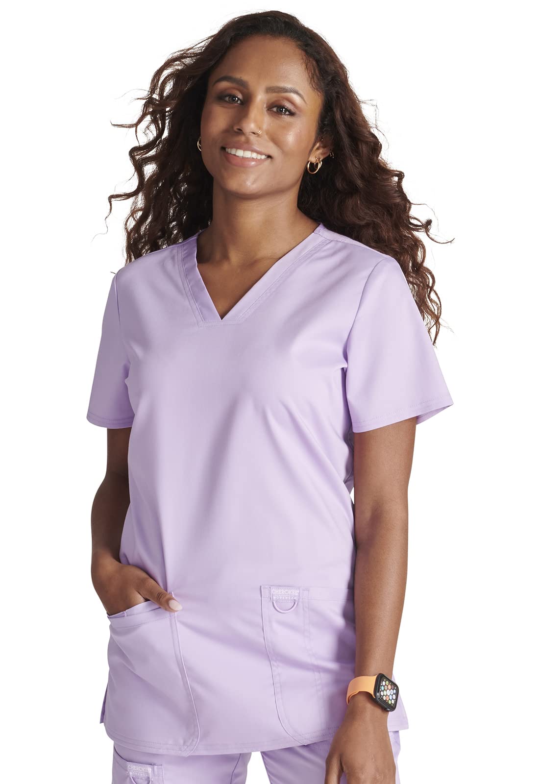 CherokeeV-Neck Scrubs for Women Workwear Revolution, Soft Stretch, Easy Care WW620