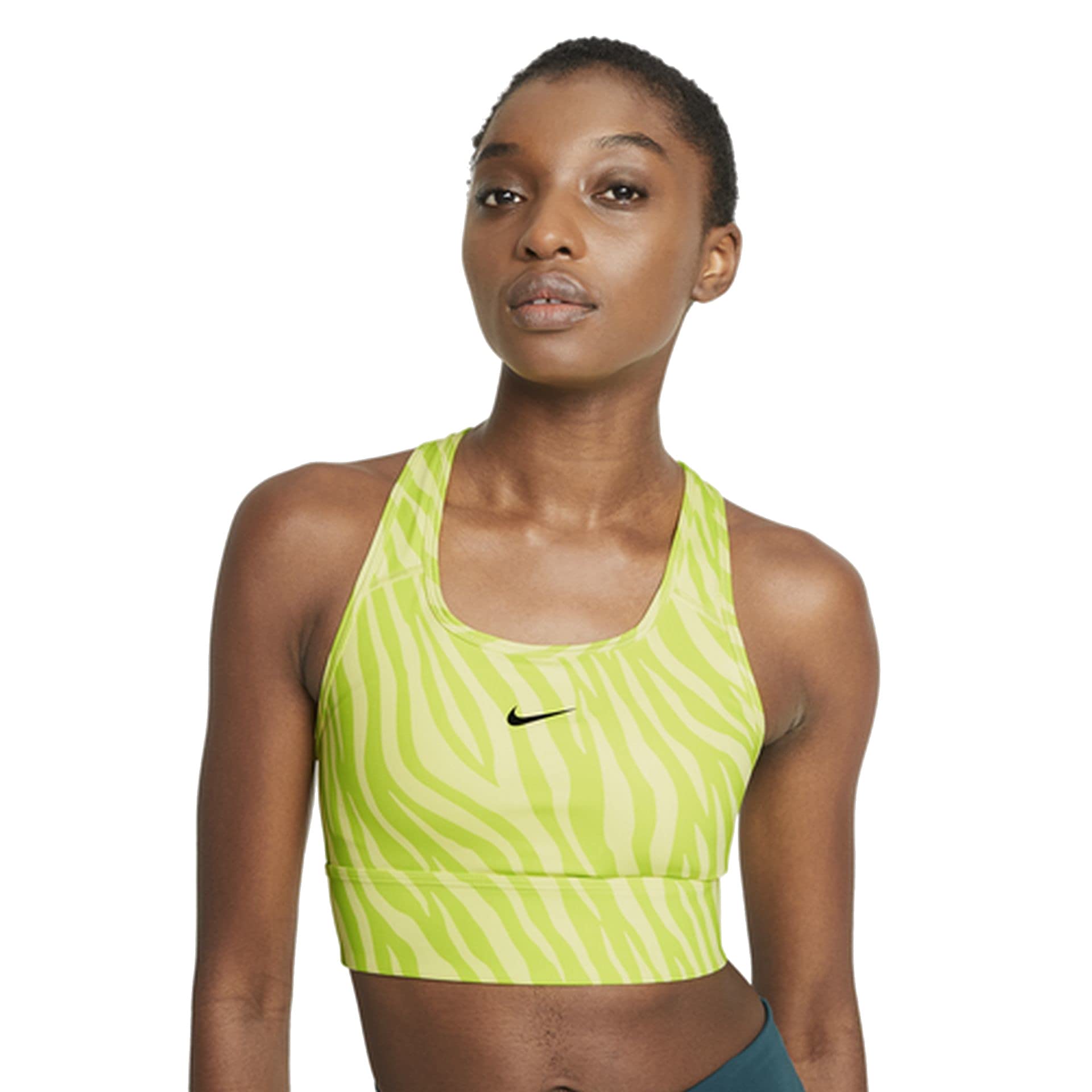 nike swoosh icon bra