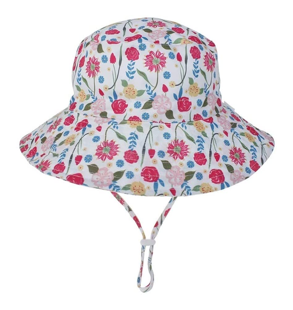 Cappello da Sole Cappello a Secchiello con Protezione Solare Floreale Cappellini da Pesca da Spiaggia ad Asciugatura Rapida con Sottogola Regolabile Cappello da Spiaggia (Color : Style-6) (Style )