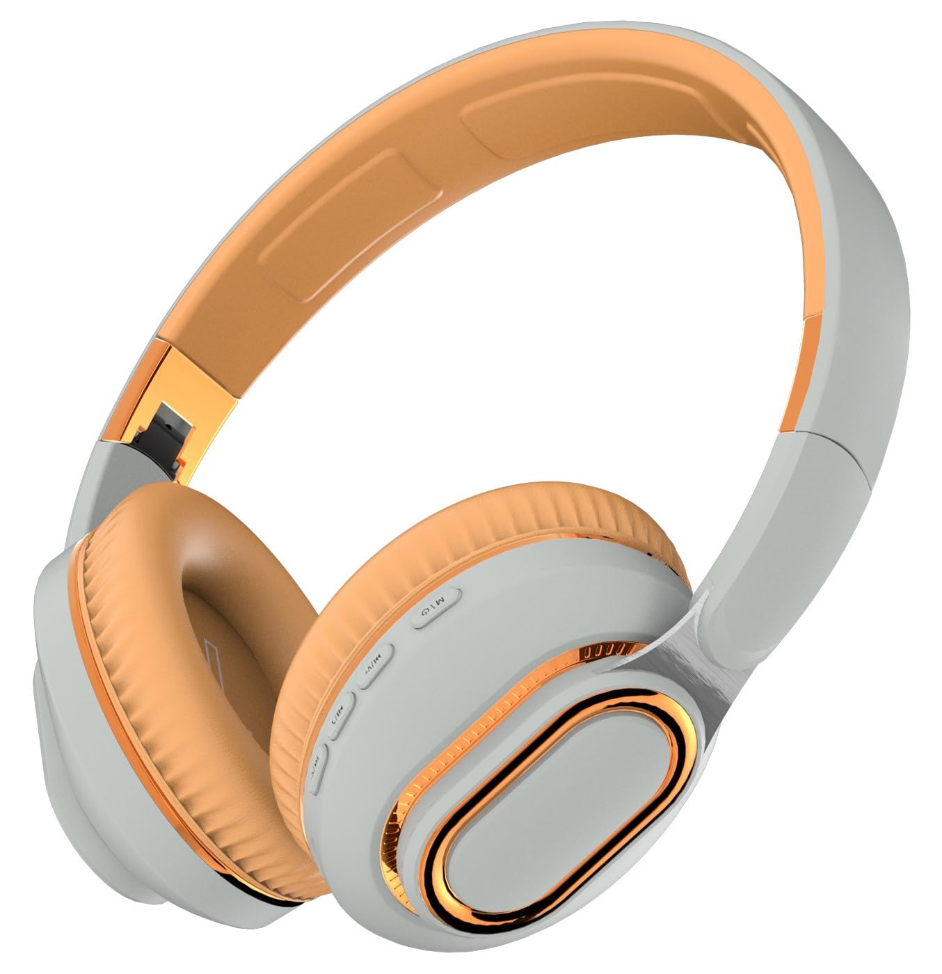 VEHOP H7 Over Ear Premium Headphones, Upto 50* Hrs Playtime, Fast Charging, in-Built ENC Mic, 40mm Titanium Bass Drivers, Super soft Cushion, AUX in, Foldable Design, Wireless Bluetooth Headset. PEARL-image-17