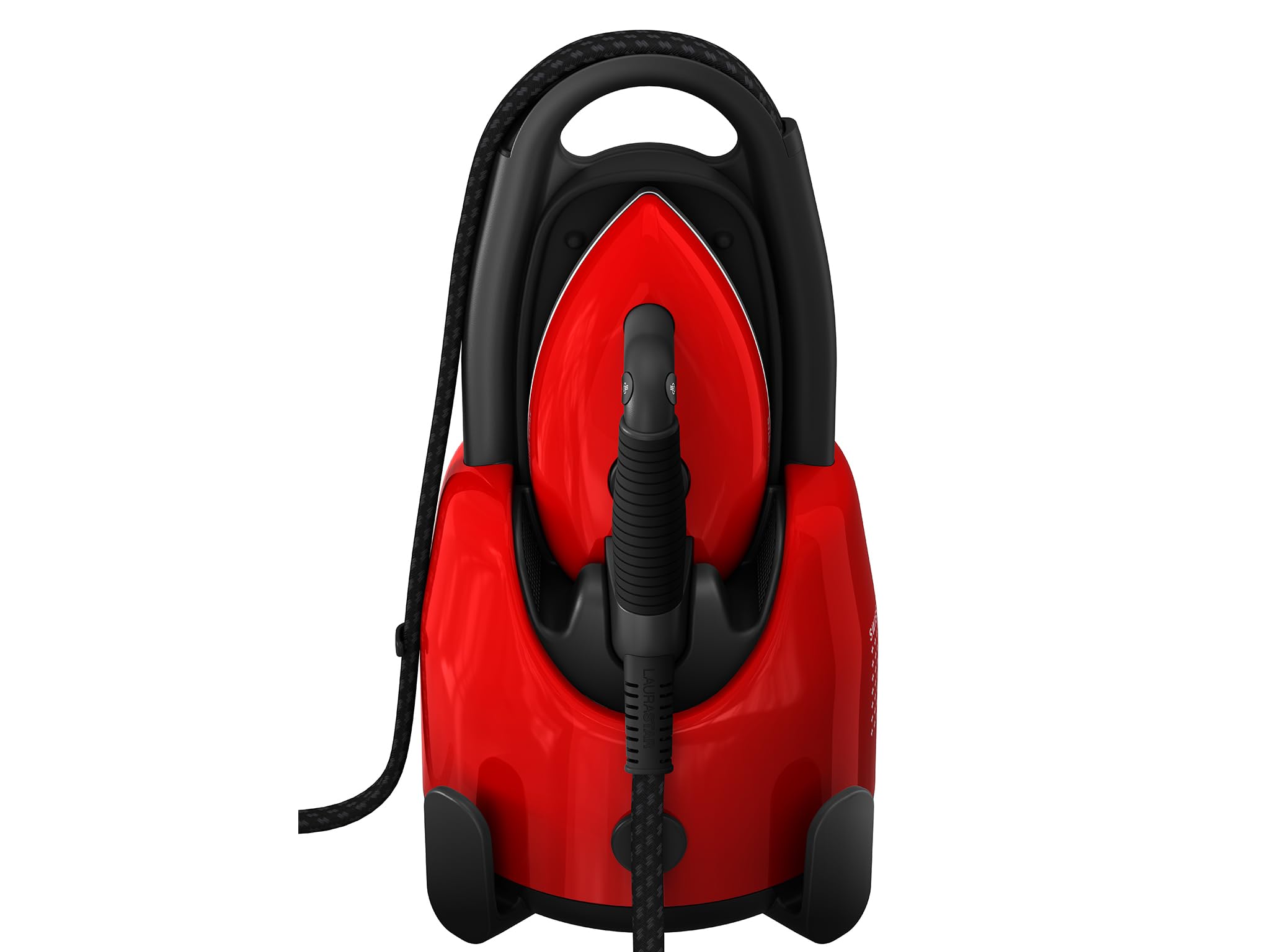 Generador de vapor - LAURASTAR - Lift Swiss Limited Edition - 2200 W - Rojo | Desarruga, Plancha y limpia, Vapor higiénico, Depósito de agua extraíble, Planchado vertical