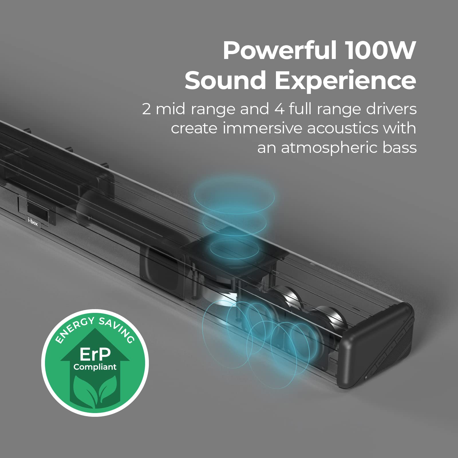 TV Soundbar Für TV Geräte Mit Bluetooth Lautsprecher, 2.1 Dolby Surround Sound Heimkino Soundsystem Für Fernseher, Sound Bar Mit Eingebauter Subwoofer, HDMI ARC, Koaxiale Und Optische Verbindungen