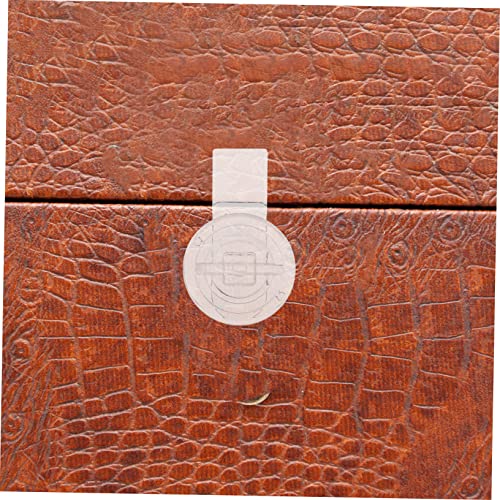 Image of GARVALON 5pcs Acrylic Latch Buckle Lock Box Latch Hasp Solid Design for Suitcase Jewelry