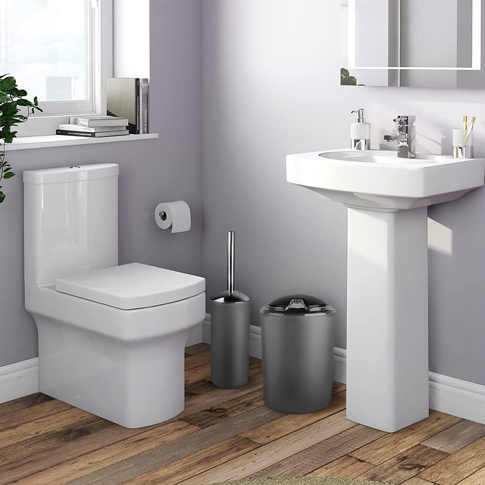 Ensemble d'accessoires de salle de bain de Luxe: ✓Modèle d'or : 💫Contient 6 pièces Avec Outils De Nettoyage, Comprenant Un Porte-savon, Une Tasse Hydraulique Et Un Porte-brosse À Dents, et poubelle de