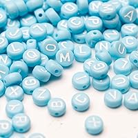 Vista 9 de 1400 cuentas de letras acrílicas de 0.157 x 0.27 pulgadas para hacer joyas, cuentas del alfabeto para hacer pulseras, cuentas redondas de la A a