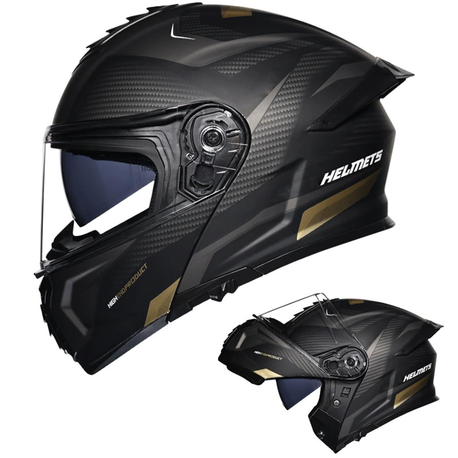 Casco de Moto Modulares ECEDOT Homologado Casco Integrales Moto Abatible Integrado para Hombres y Mujeres Adultos Cascos Motocicleta Flip Up Cascos Motocross con Doble Visera
