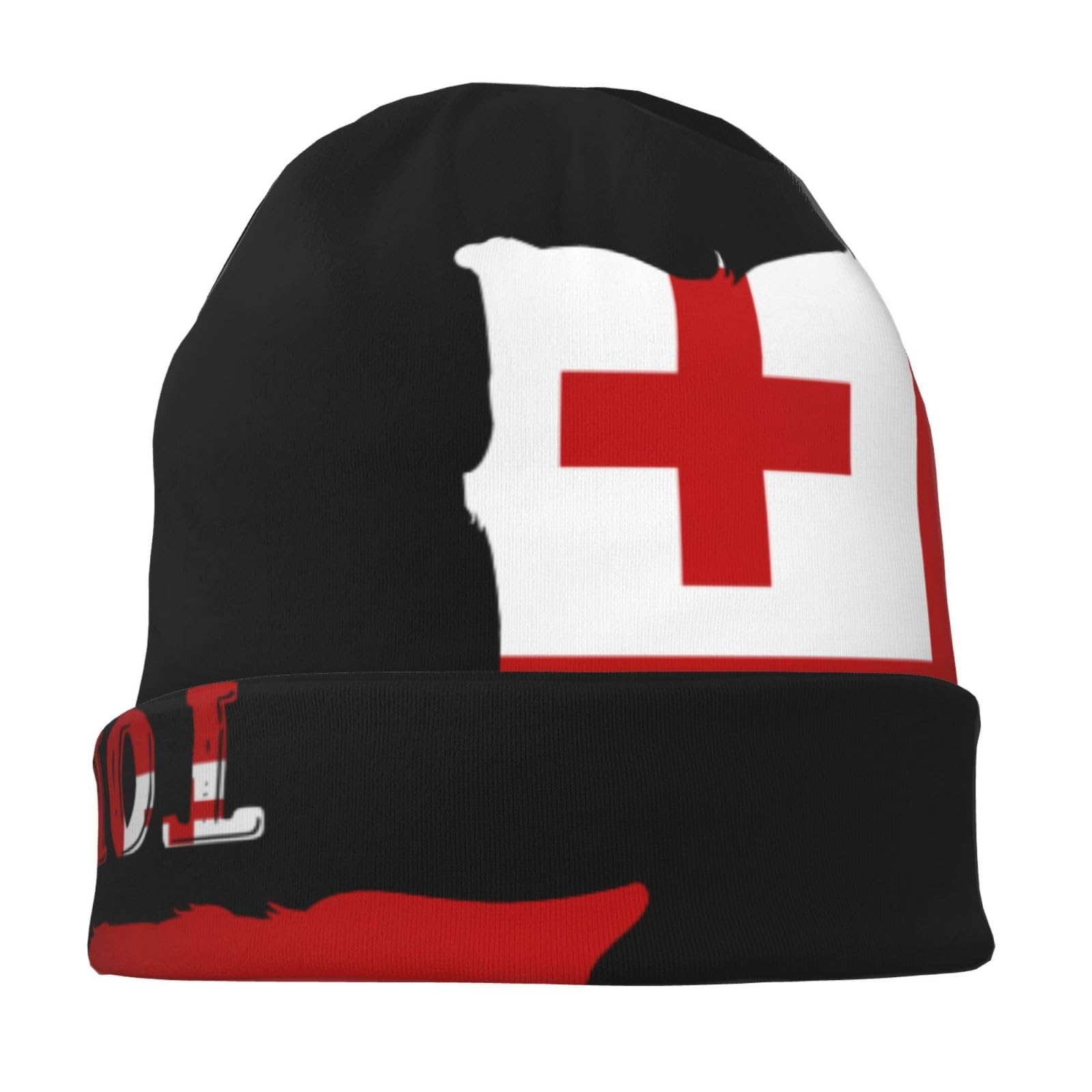 Tonga Tongan Flag Knit Hat Full Skull Cover Cap Warm Funny Hat Warm Beanies Cap Hats Stylish