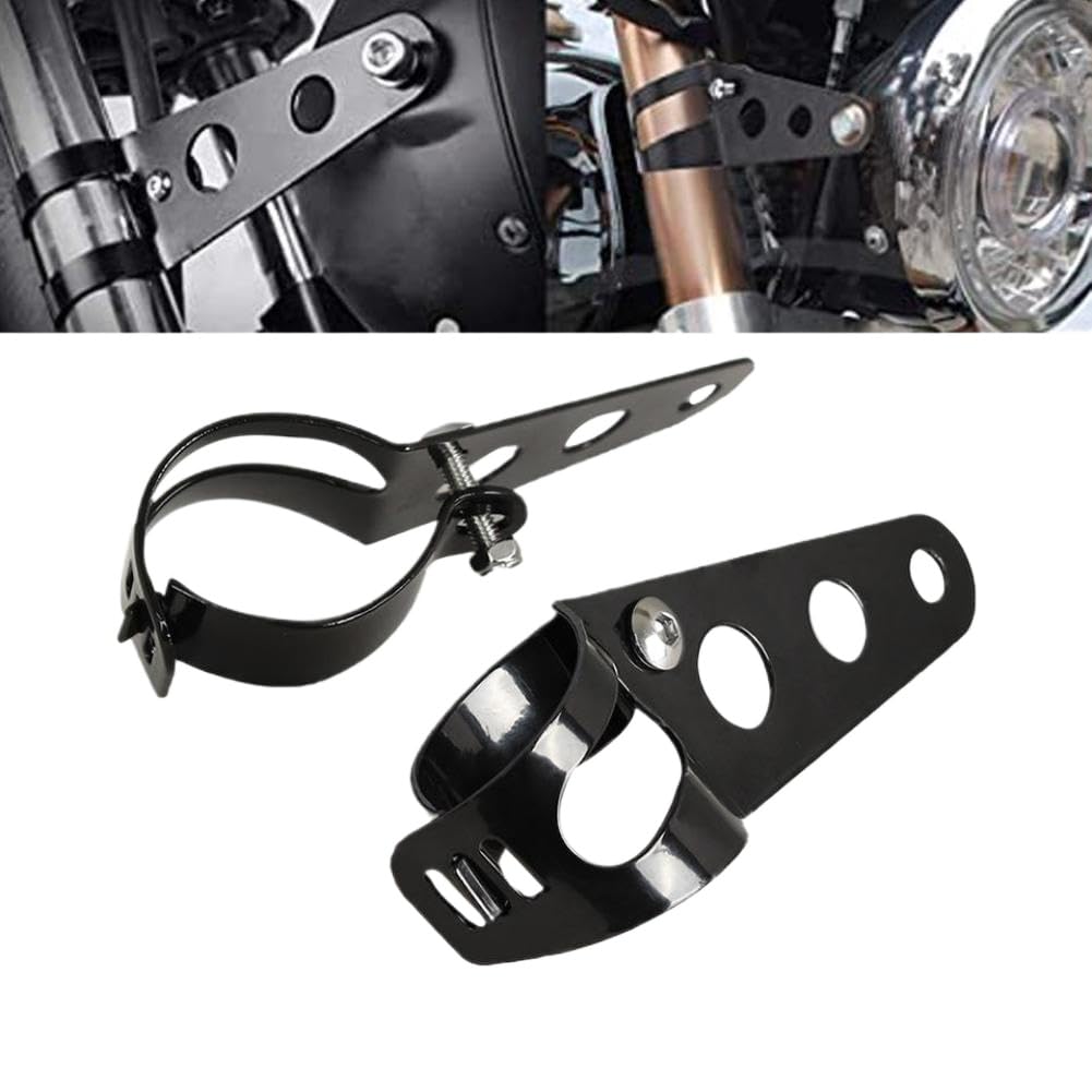 Anawyuzma Onecolor Motorcycle Fog Light Bracket Compatible With Motorcycle Auxiliary Headlight Support Fork Spotlight Holder Moto Work Lamp Bracket