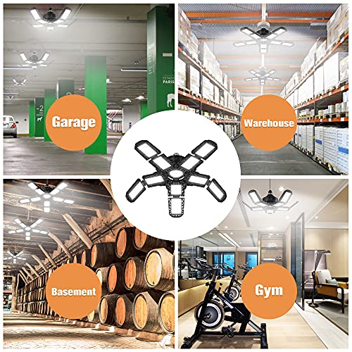 ESSNAMS LED Garage Lights (2 Pack) - Image 6