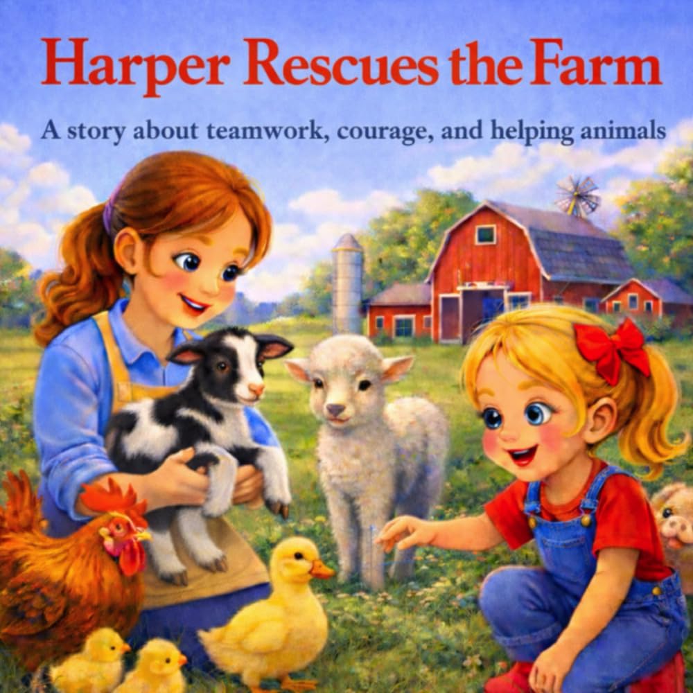 Harper Rescues the Farm: A story about teamwork, courage, and helping animals (Harper's Adventures)