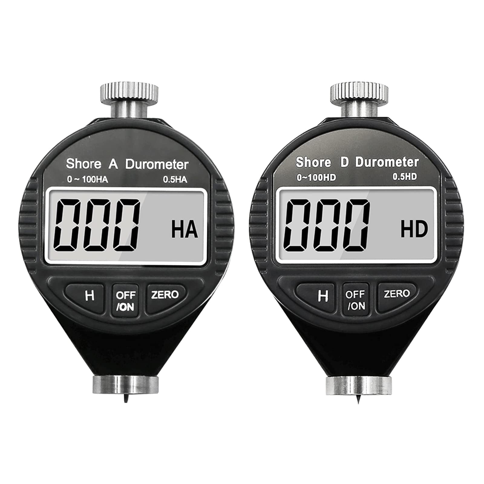Portable Shore Digital Hardness Meter Durometer Hardness Tester With Large LCD Display For Tire Thermal-Plastic Flooring Hardness Tester Digital For Softened Water Meter Digital Durometer File For A