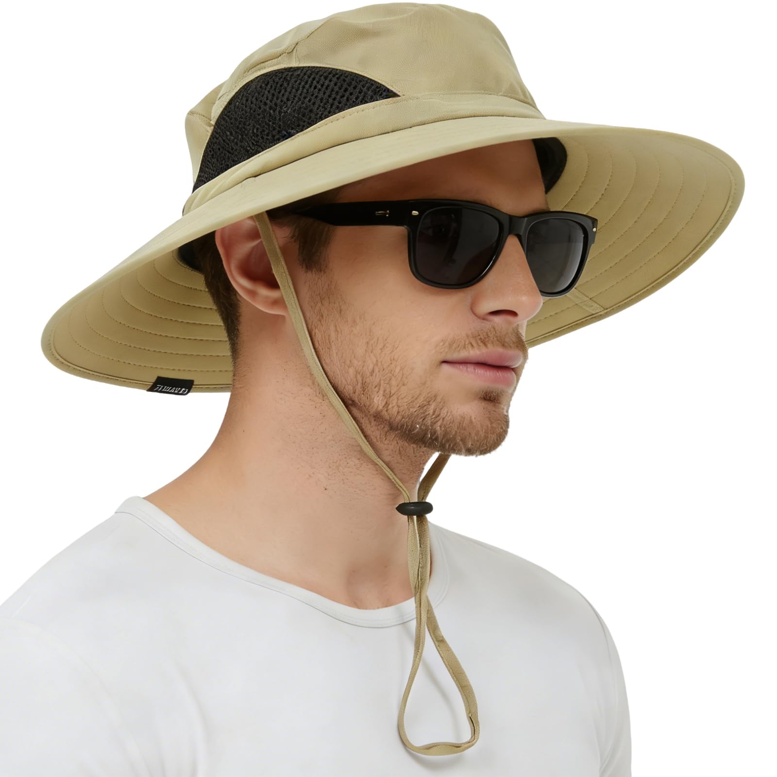 EINSKEY Sun Hat for Men/Women, Sun Protection Wide Brim Bucket Hat Waterproof Breathable Packable Boonie Hat for Fishing