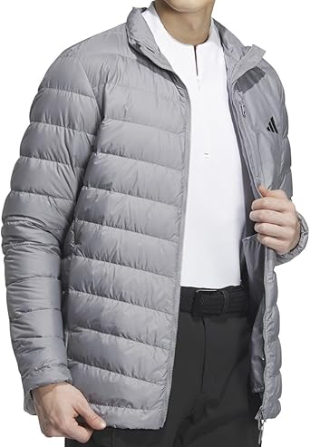 新品未使用 最新 アディダス WIND. RDY ゴルフ ダウンジャケット XL Amazon | adidas GOLF DJK58 WIND.RDY 保温 撥水 ﾌﾙｼﾞｯﾌﾟ ﾀﾞｳﾝ