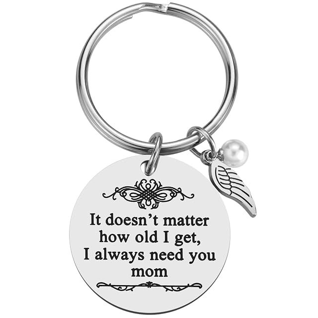 iJuqi Mothers Day Gifts from Daughter Son for Mom Birthday Valentines Day Christmas Gifts Mom Keychain Mother Keyring