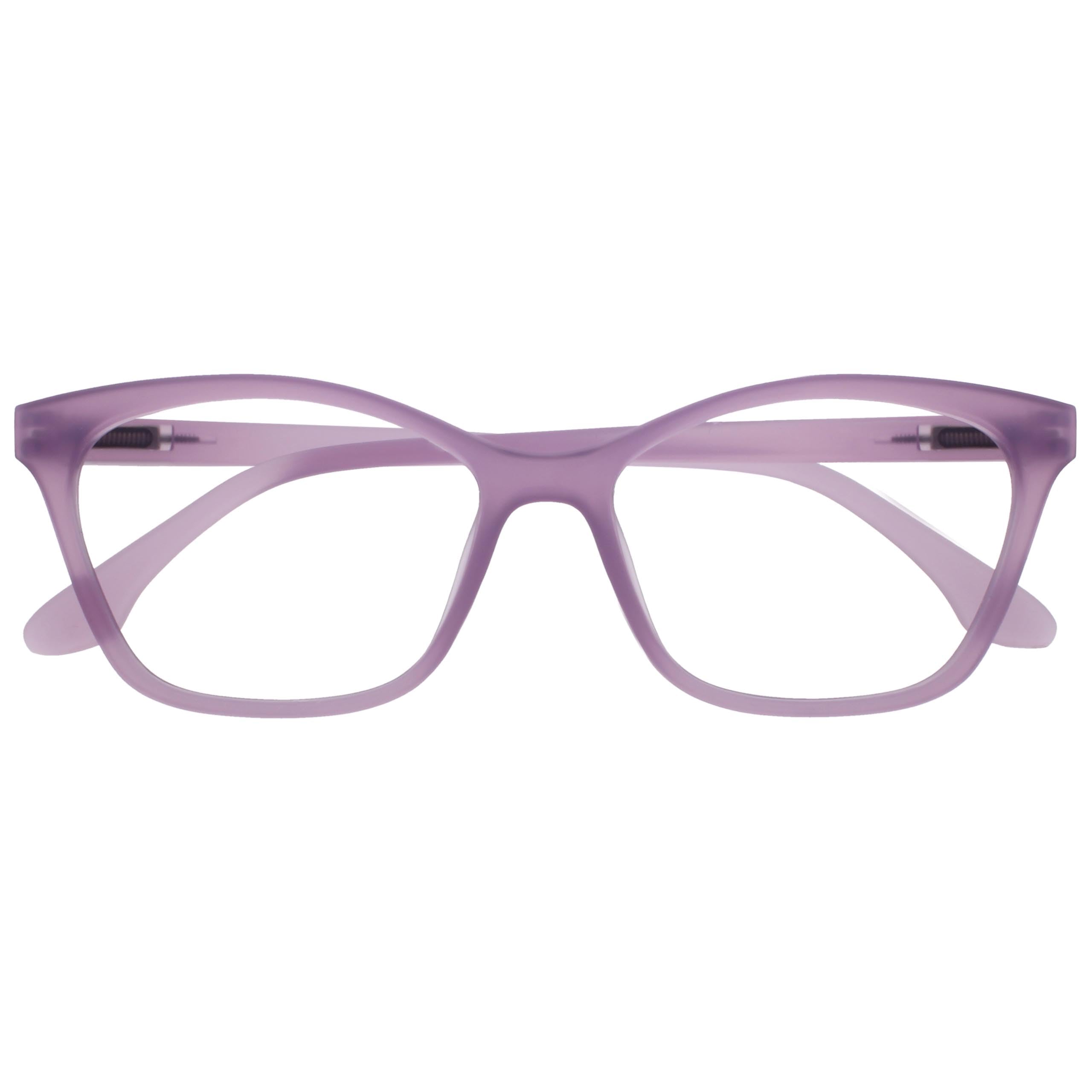OPULIZE Kat Reading Glasses – Cat Eye Frame – Men and Women – Spring Hinges, 1 Pack - Purple, One size - 1