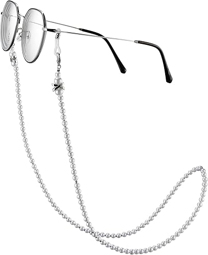 Miniatura 2 de OCR Cadena para gafas, máscaras faciales, cadena elegante para lentes de sol, cadena de cordón para gafas, cadena de retención elegante para lentes