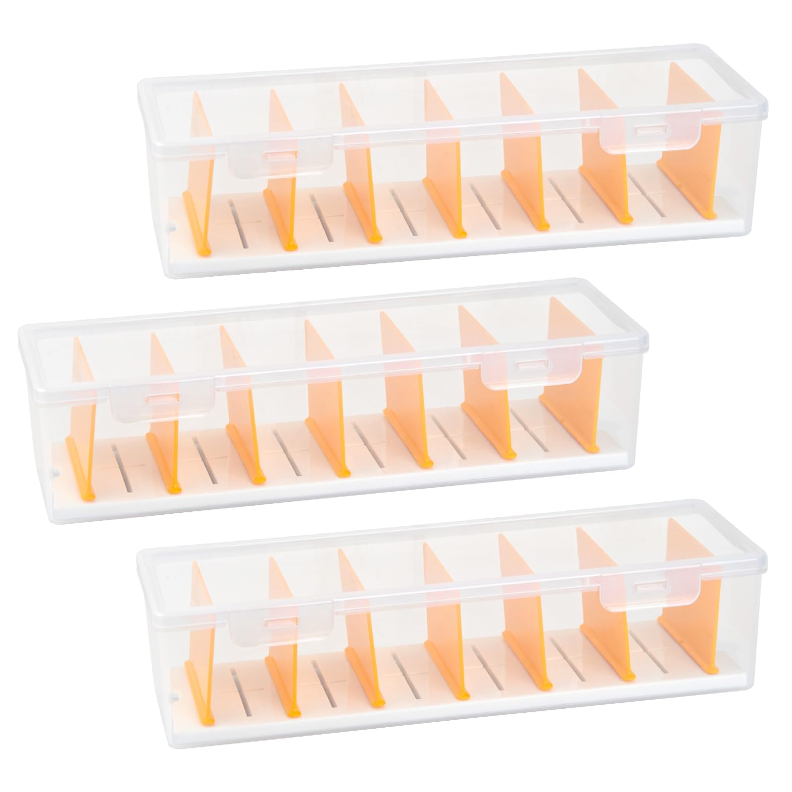 Mapille 3 Stück Kabel Organizer Box, Kabel Aufbewahrungsbox, Kabel Organizer mit 7 Verstellbare Fächern, Kabelaufbewahrung, Ladekabel Aufbewahrung für 