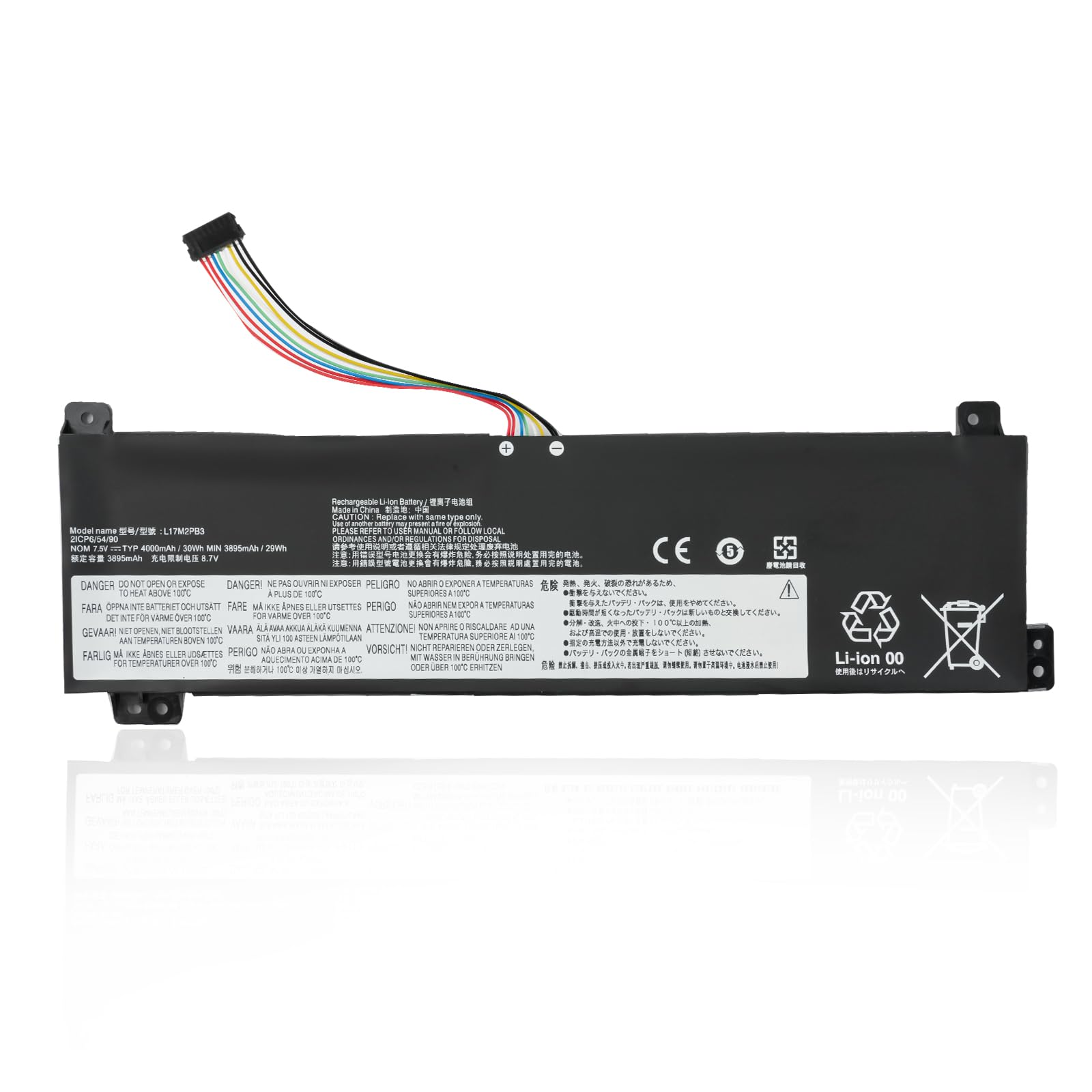 L17C2PB3 L17M2PB3 Batteria per laptop V130-15IGM-81HL V130-15IKB-81HN V330-15IKB-81AX V330-15ISK-81AW V530-14IKB V530-15IKB 81HL001EGE 81HL0023GE 81HL0051GE L17L2PB4 L17M2PB4 L17L2PB3