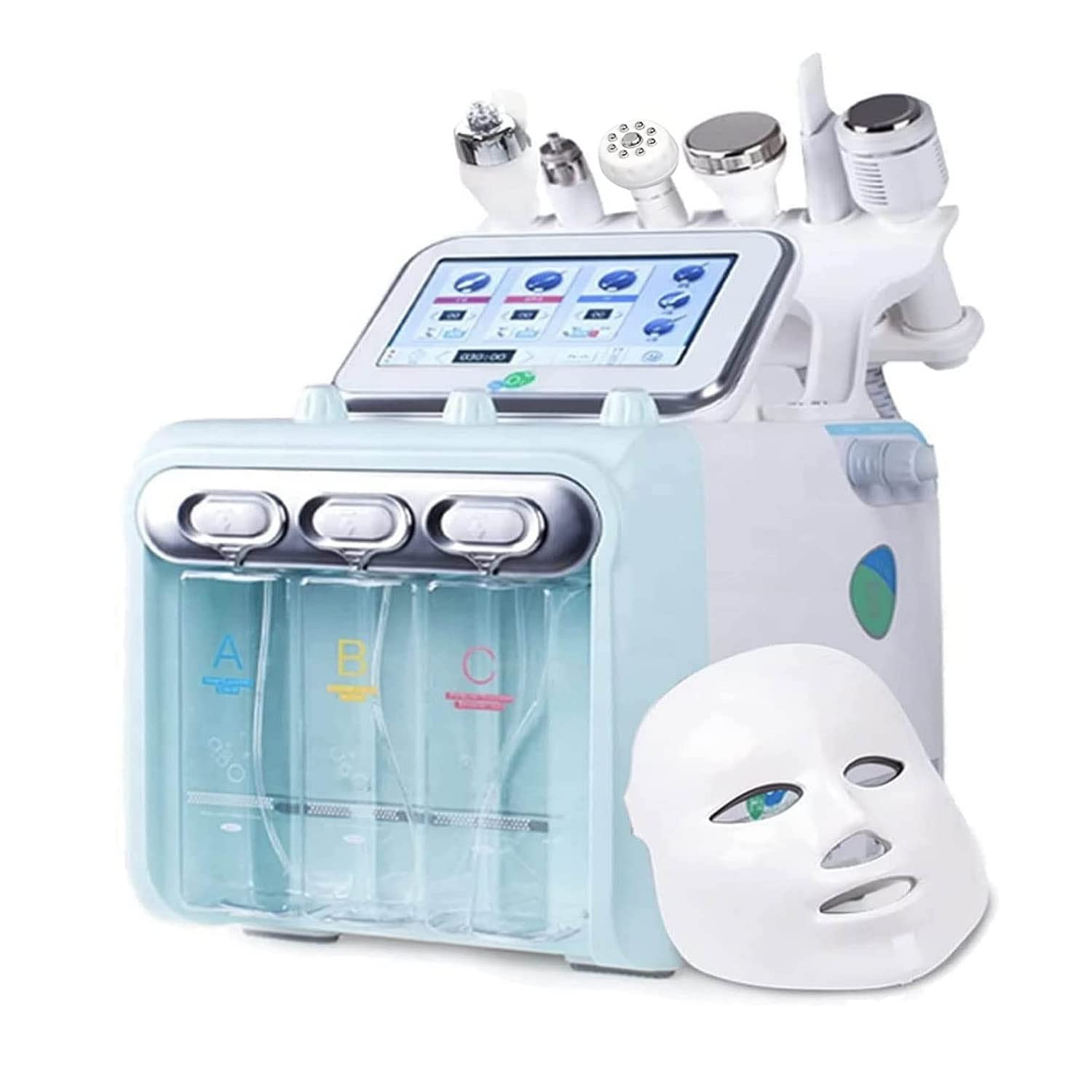 ACi 7 In 1 Hydrafacial Machine Muscle Massage Device(Double Motor)|Hydrodermabrasion Machine|Hydra Facial Microdermabrasion Machine|Deep Clear Hydrofacials Machine For Salons/Parlour&Skin Clinics