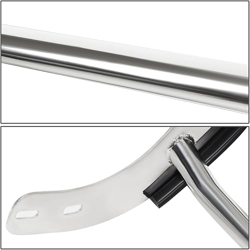 Miniatura 4 de DNA Motoring GRILL-G-070-SS - Cepillo de parachoques delantero de acero inoxidable compatible con Sequoia 08-16