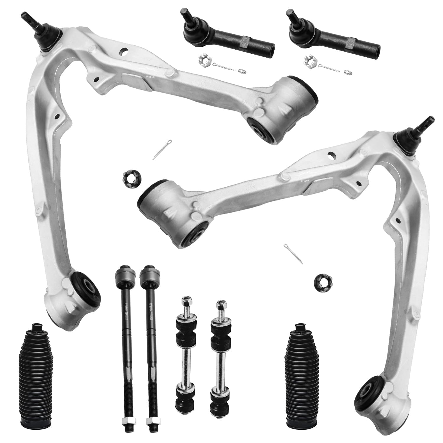 Detroit Axle - 10pc Front End Kit for 2007-2013 Chevrolet Silverado 1500
