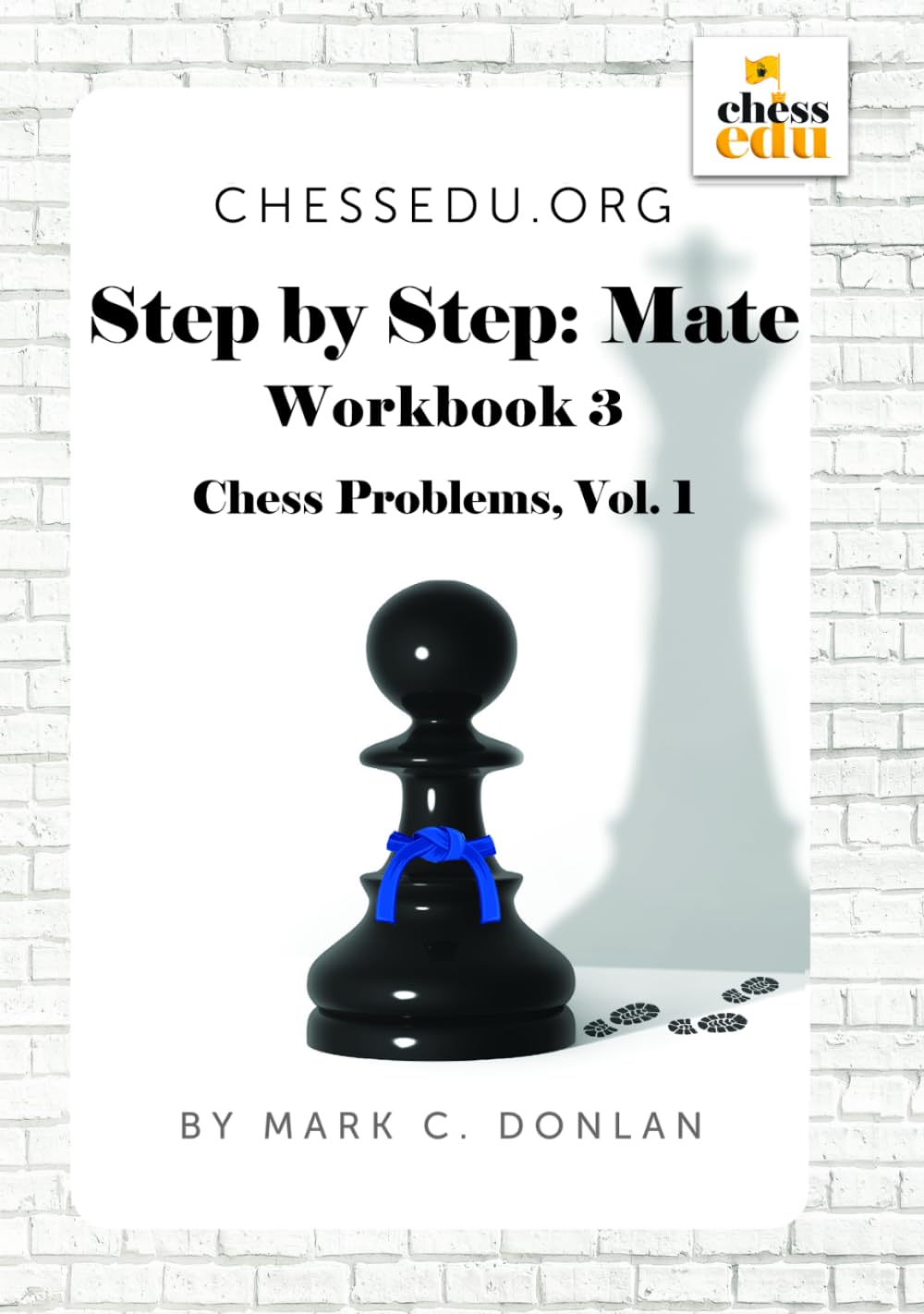 ChessEdu.org Step by Step: Mate Workbook 3: Chess Problems, Vol. 1 (ChessEdu.org Chess Curriculum)