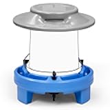 American Home Self-Filling Farmstead Chicken Drinker, Waterer, Automatic Chicken Coop Water Dispenser, 5 Gallon Capacity (Bucket Not Included), Weather-Resistant Design