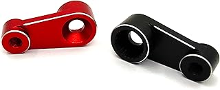 HOPLEX 25T Servo Arm Servo Horn Upgrade Accessories for 1/18 TRX4M Stock Servo(Black & Red)