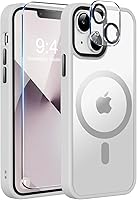 Vista 212 de MOCCA - Funda magnética resistente para iPhone 11 de 6.1 pulgadas, compatible con MagSafe, protector de pantalla de vidrio + protector de lente