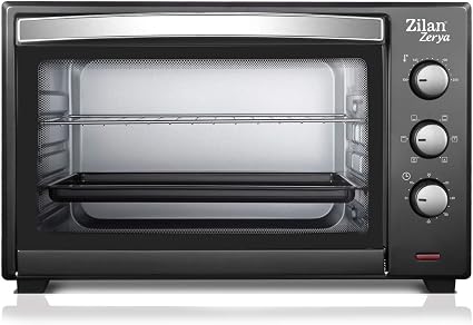 Zilan, Forno elettrico ZERYA, 45 l, multifunzione, programmabile 230°,  timer 60 min, spegnimento automatico, 2000 W : Amazon.it: Casa e cucina