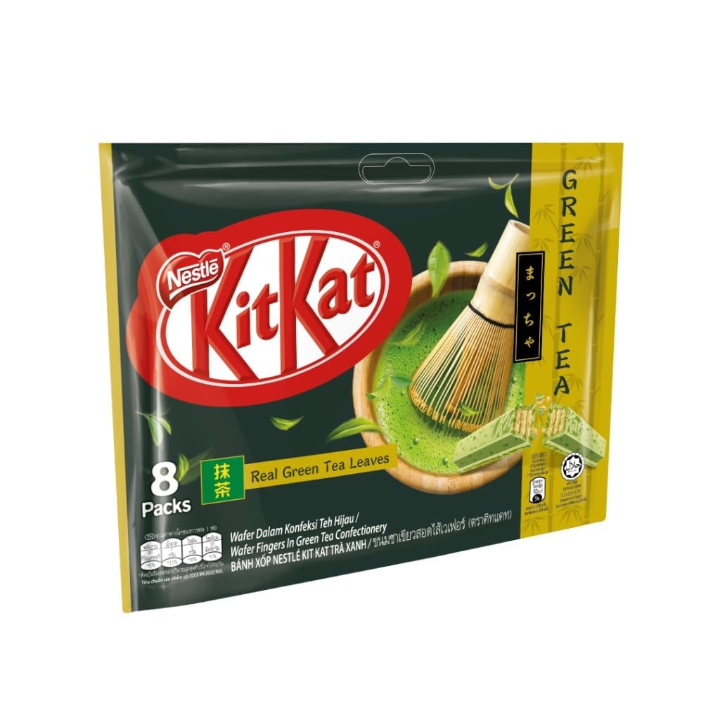 Kitkats Real Green Tea Matcha Leaves 8 Chocolate Bar 136g (Imported) (B0DFGW6ZKR) Amazon Price History, Amazon Price Tracker