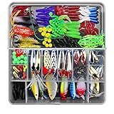 twister wobbler spinner [Geeignet Anfänger]: Spinner Angeln Set eignet sich sehr gut für den Anfänger, jetzt können Sie mit diesem voll gemischten Fischen locken, der gut in der tragbaren Tackle Box verpackt ist. Sie müssen es niemals verpassen.Ein Super Geschenk für Angler, Mann, Frau, Kind, Freund und Freundin!