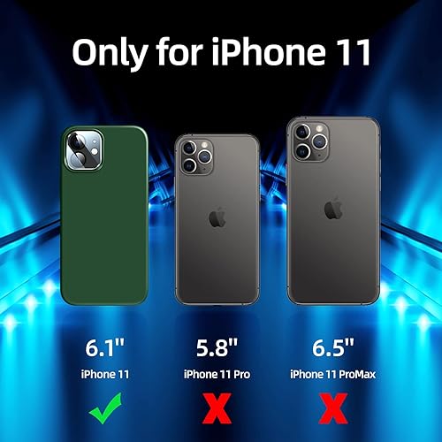 Miniatura 6 de Funda de silicona para iPhone 11 con protector de pantalla, funda de silicona para iPhone 11 i Phone 11 funda para, delgada funda protectora con