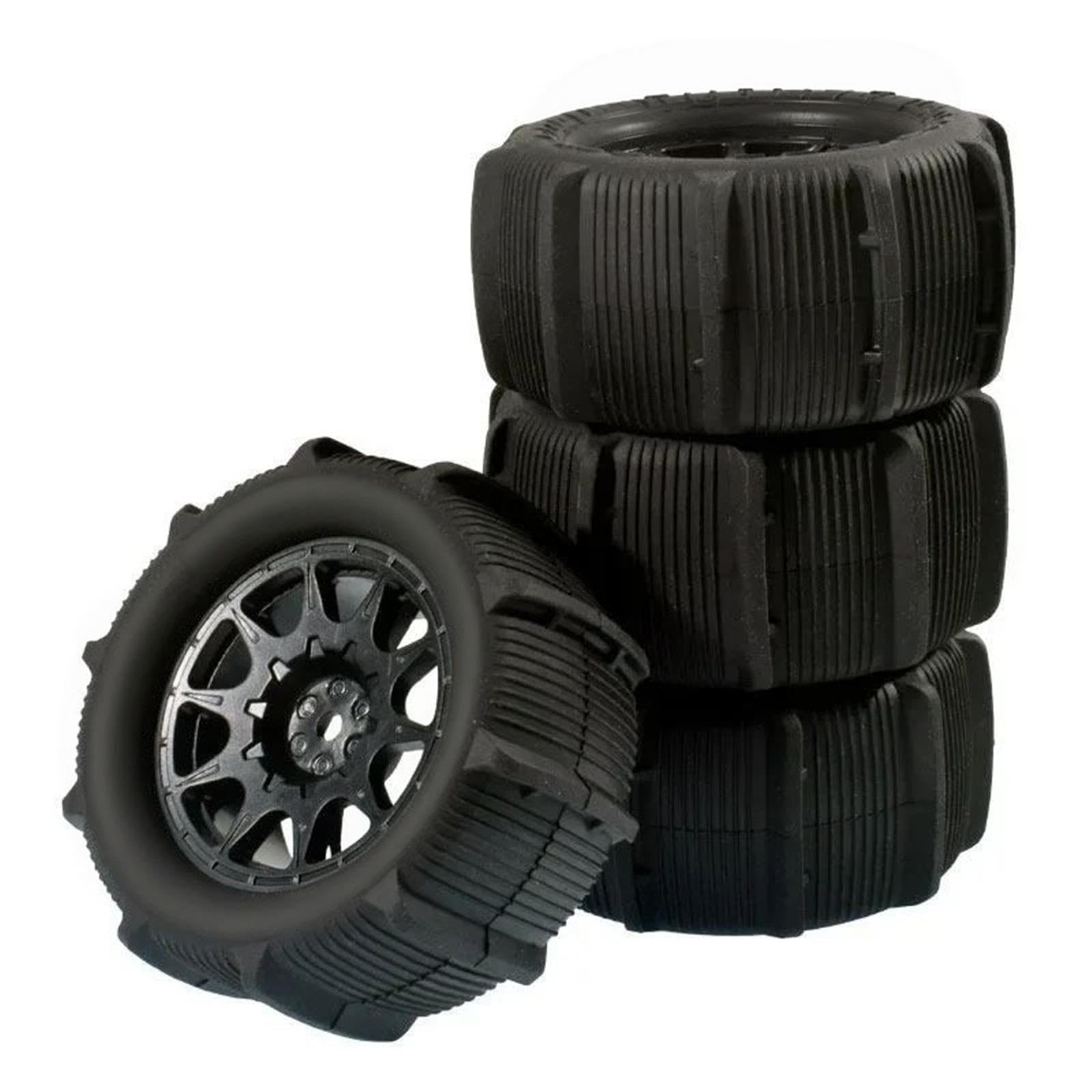 4Uds Neumáticos Paleta 110mm Hex para SCY 16101Pro SG116 MAX Q130 1/10 1/14