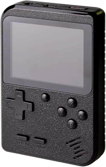 Retro Mini Game Machine,Handheld Game Console with 400 Classical FC Games 2.8-Inch Color Screen Support for TV Output , Gift Birthday for Kids, Adults(GameBlack-400)