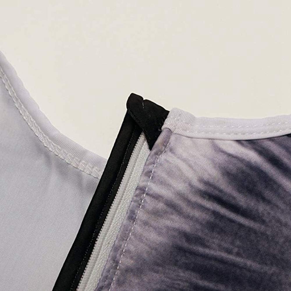 JPOJPO Cycling Jersey Mens Sleeveless Skinsuit Triathlon Swimsuit/Front Zip/Back Pocket